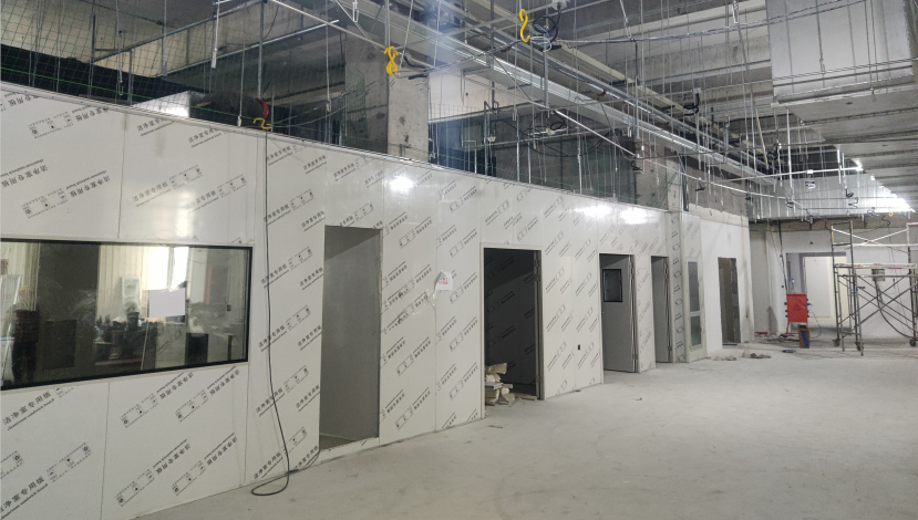 潔凈車(chē)間墻體圍護施工 潔凈車(chē)間墻體圍護施工